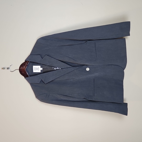 Hipchik Couture‎ Plain Dark Gray Blazer Size 10 - Picture 2 of 12